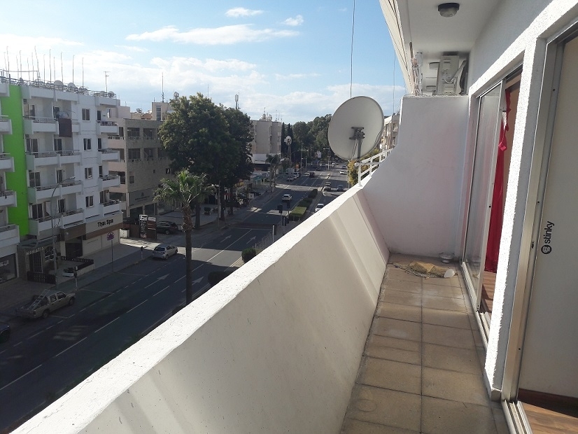 Balcony facing main road