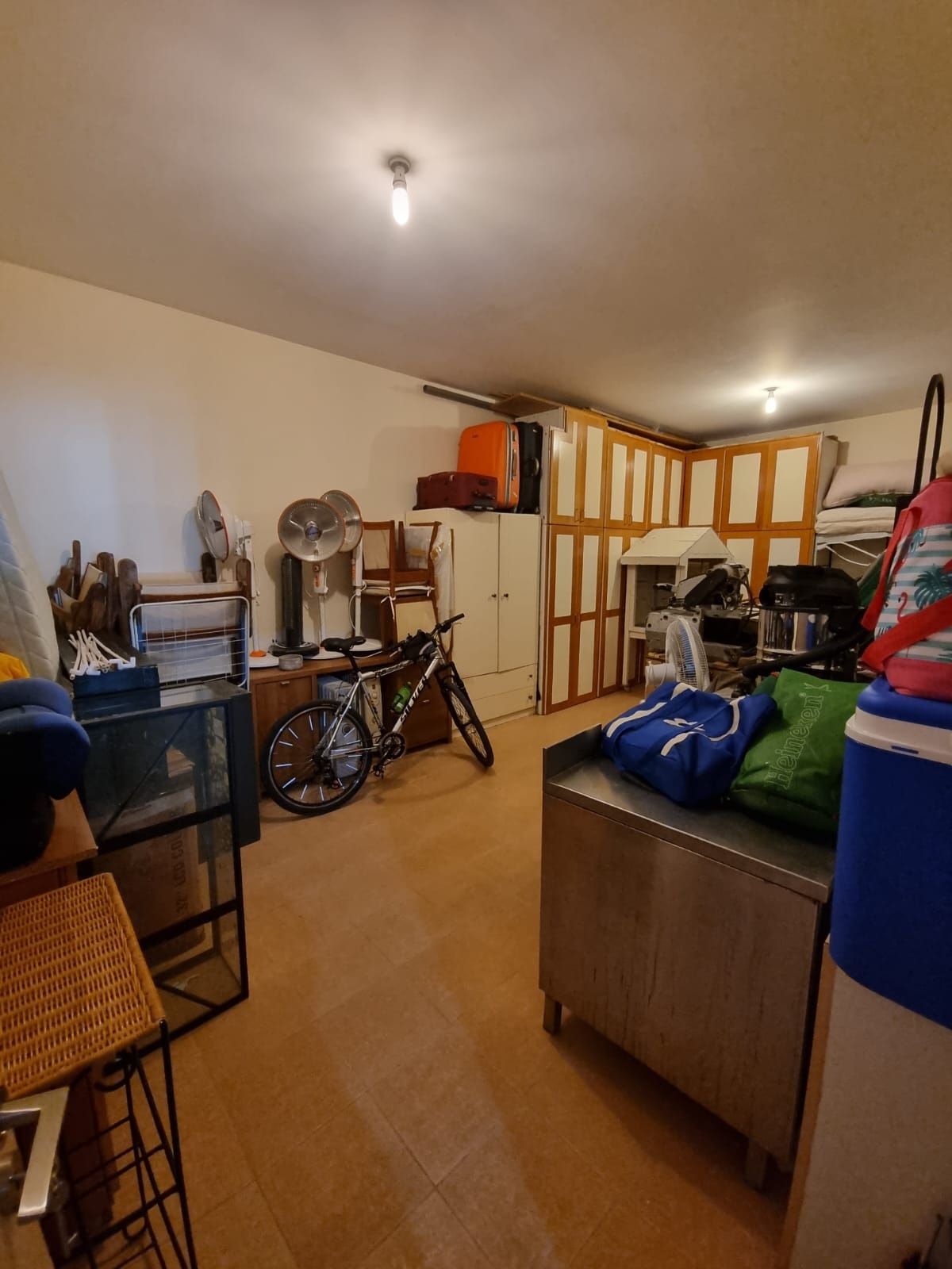 basement storage room