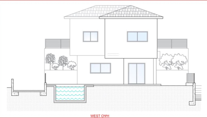 LPAR-HANTB-7714 3 BEDROOM VILLA WITH PANORAMIC SEA VIEW IN PAREKLISSIA