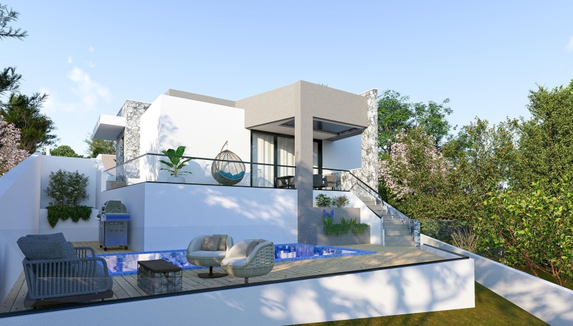 LSOU-HENDQ-7741 3 BEDROOM VILLA WITH SEA VIEW IN SOUNI 