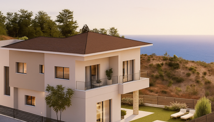 LPAR-HANTB-7762 4 BEDROOM VILLA WITH PANORAMIC SEA VIEW IN PAREKLISSIA