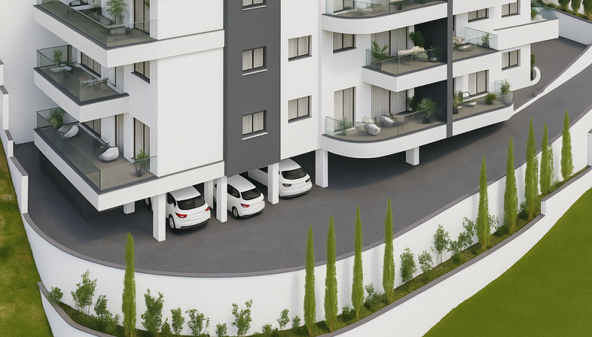 LAFY-ANELB-7857 2 BEDROOM APARTMENT WITH PANORAMIC SEA VIEW IN AGIA FYLA