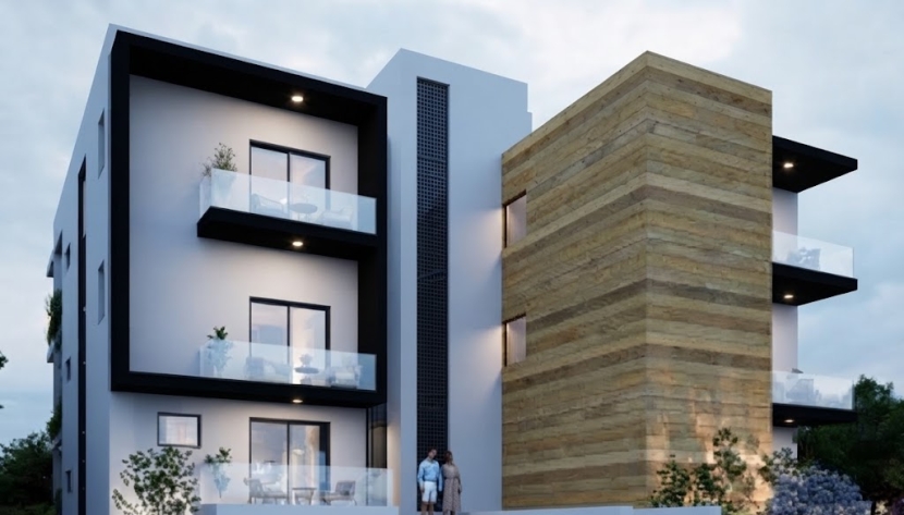 LFYL-AMELB-7931 2 BEDROOM APARTMENT WITH A SMALL GARDEN AND BREATH-TAKING SEA VIEWS IN LAIKI LEFKOTHEA