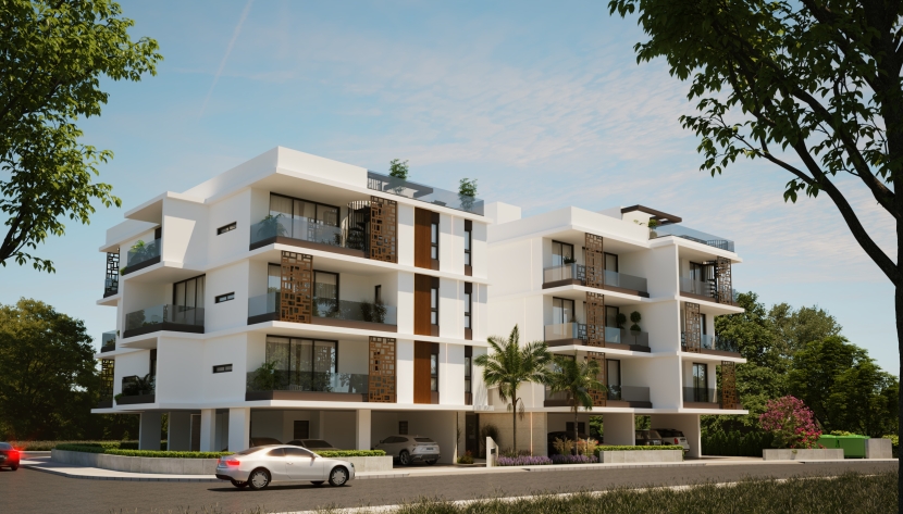 LKAM-APINM1-8079 NEW 1, 2 AND 3-BEDROOM APARTMENTS WITH PRIVATE ROOF GARDENS IN KAMARES AREA, 