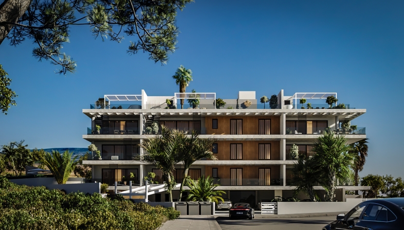 LORO-AKALM1-8093 2 AND 3-BEDROOM APARTMENTS IN A BOUTIQUE HILLTOP RESIDENCE IN OROKLI
